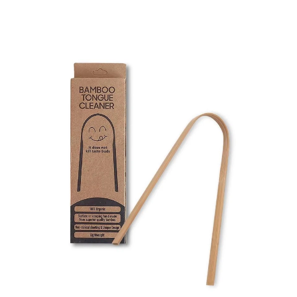 Οικολογική-Φιλική ξύστρα γλώσσας από μπαμπού